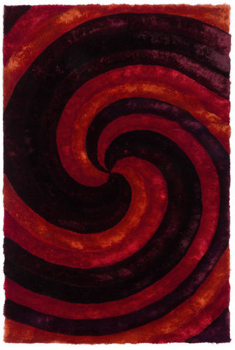 Tapis contemporain - CICLONE - Cutcut - à rayures / en polyester / rectangulaire