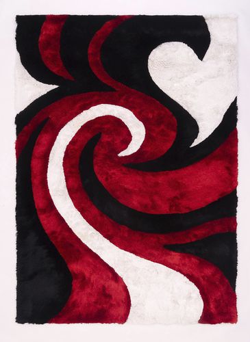 Tapis contemporain - HELL - Cutcut - à rayures / en polyester / rectangulaire