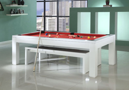 Table de billard contemporaine - Diamond - cirillobiliardi snc - résidentielle / professionnelle / en noyer