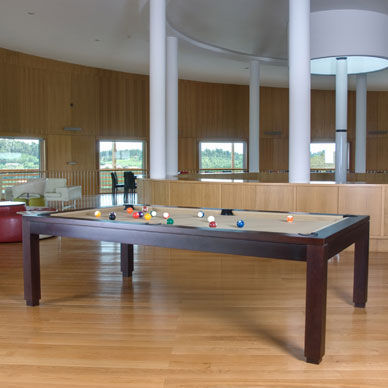 Table de billard contemporaine - Sydney - cirillobiliardi snc - résidentielle / professionnelle / en noyer