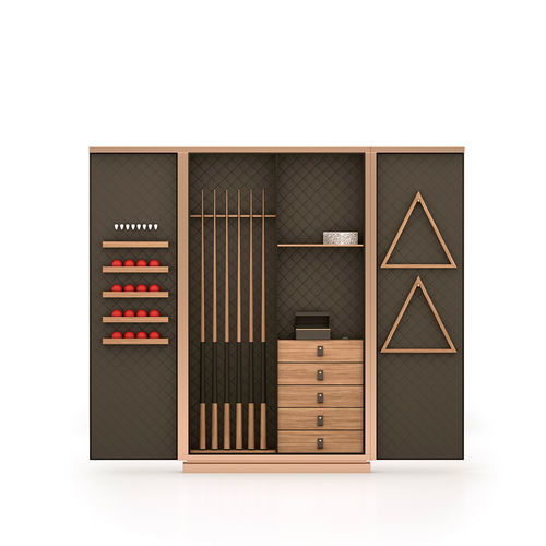 Armoire contemporaine - Unus - cirillobiliardi snc - en bois / à portes battantes / à tiroir