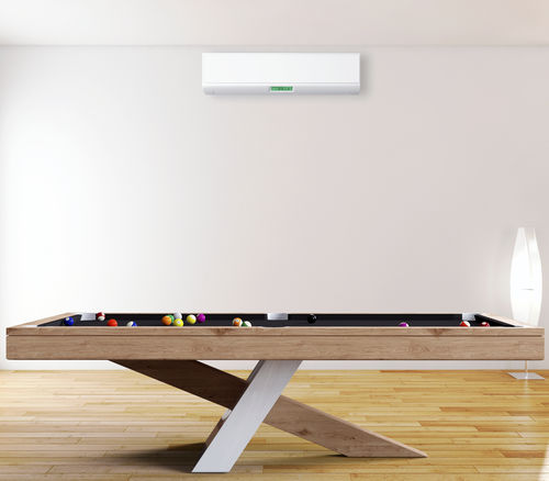 Table de billard contemporaine - Agata - cirillobiliardi snc - résidentielle / en bois massif / en fer galvanisé