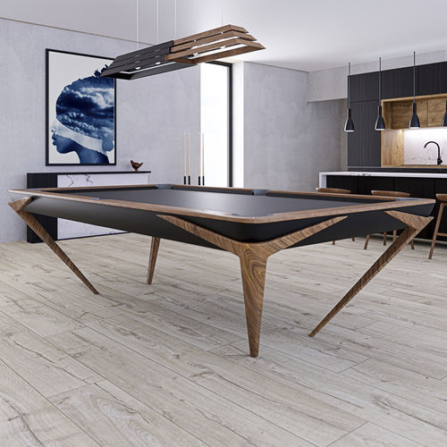 Table de billard design original - Nexus - cirillobiliardi snc - résidentielle / professionnelle / en bois massif