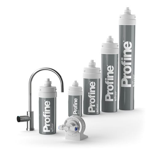 Filtre à eau bactériostatique - Profine Silver - Profine - sous évier / résidentiel / à charbon actif