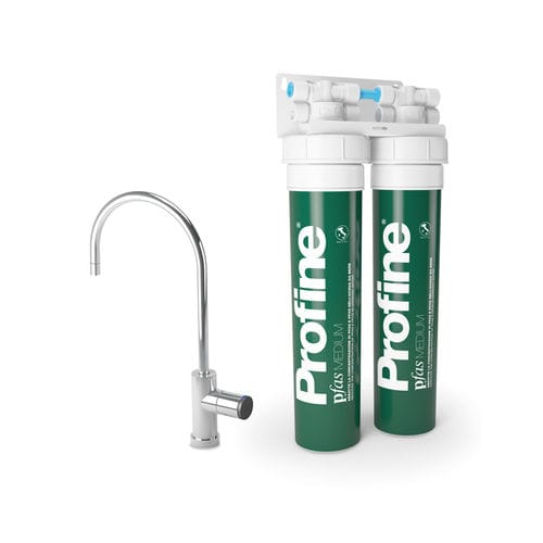 Filtre à eau bactériostatique - Kit Profine Pfas - Profine - sous évier / résidentiel / en résine