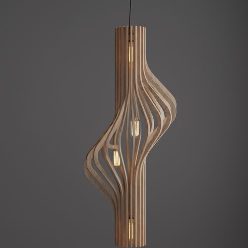Suspension - Aurora - MyWoodream - en bois / contemporaine / d'intérieur