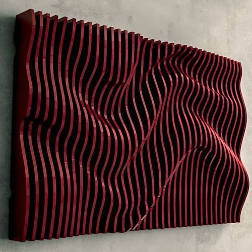 Panneau décoratif. en contreplaqué - Leto - MyWoodream - mural / 3D / à relief