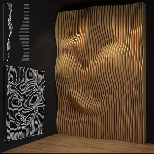 Panneau décoratif. en contreplaqué - Boule - MyWoodream - mural / 3D / à relief