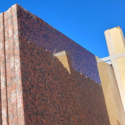 Plaque de pierre en granit - AFRICAN  - Eurobandas S.A. - pour sol / pour agencement intérieur / pour façade