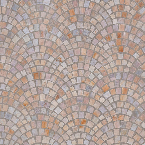 Dallage en quartzite - SAO TOME FAN - BRAZILIAN STONES - d'extérieur / de terrasse / texturé