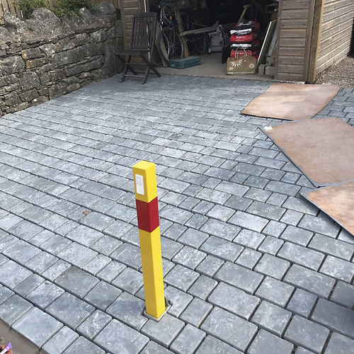 Pavage en ardoise - TUMBLED COBBLES - BRAZILIAN STONES - d'extérieur / de terrasse / texturé