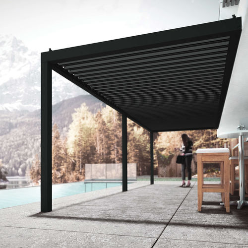 Pergola autoportée - BRISA  - Motorline Professional - en aluminium / à lames orientables / bioclimatique