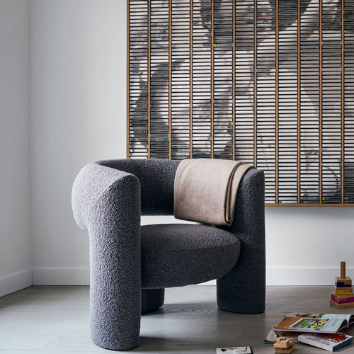Fauteuil contemporain - Via del Corso - MAN OF PARTS - en tissu / en cuir / personnalisable