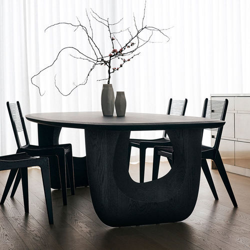 Table à manger contemporaine - Savignyplatz  - MAN OF PARTS - en chêne / en noyer / en cerisier