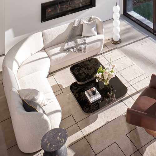 Canapé modulable - Lombard Street - MAN OF PARTS - d'angle / contemporain / en tissu