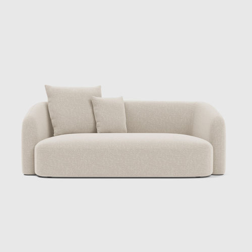 Canapé contemporain - SANDY - MAN OF PARTS - en tissu / en cuir / gris