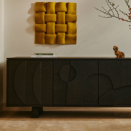 Buffet contemporain - MAN OF PARTS - en bois / à portes battantes / à porte coulissante