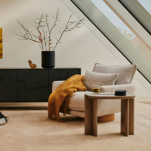 Table d'appoint contemporaine - SURFSIDE - MAN OF PARTS - en bois massif / en frêne / avec piètement en frêne