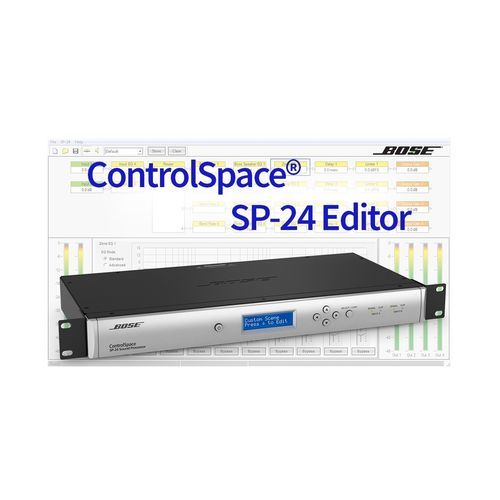 Logiciel de conception - SP-24 EDITOR - Bose Professional