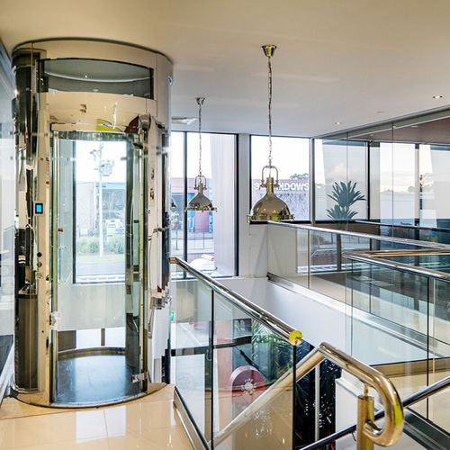 Ascenseur hydraulique - Giotto homelift - NOVA Elevators - privatif / panoramique / d'intérieur