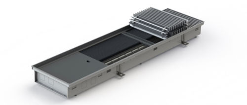 Convecteur électrique - LINE FAN - Heatmann - à eau chaude / 751 w...1000 w / 2501 w...3000 w