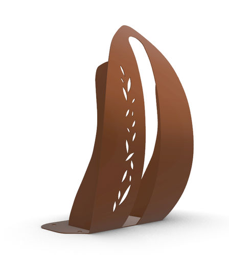 Range-vélo au sol - Printemps - URBAN TENDANCES - design original / en acier corten / professionnel