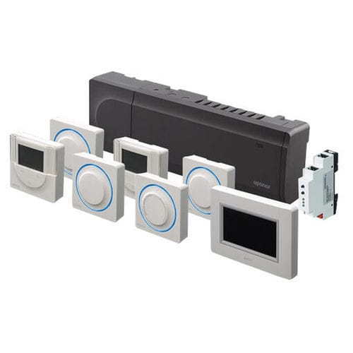 Régulateur de chauffage sur rail DIN - SMATRIX Base PRO - Uponor - de refroidissement