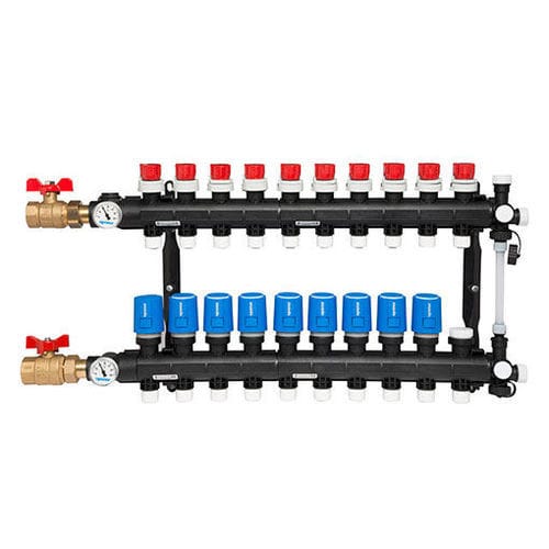 Raccord pour isolation de tuyau - VARIO PLUS  - Uponor - en plastique / à collecteur