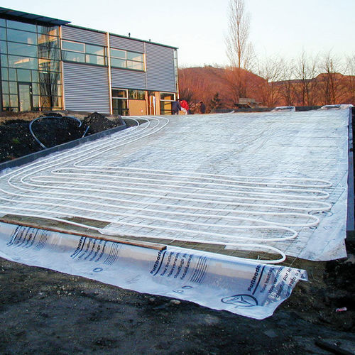 Chauffage au sol à eau chaude - MELTAWAY  - Uponor - industriel / avec isolant acoustique