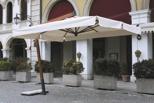 Parasol carré - SPIRIT LUSSO - Giardini Veneti Srl - rectangulaire / déporté / en tissu acrylique