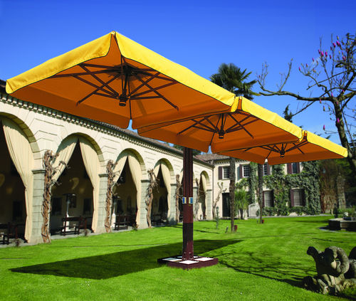 Parasol rectangulaire - TRILUNE - Giardini Veneti Srl - déporté / en tissu acrylique / en acier à revêtement par poudre