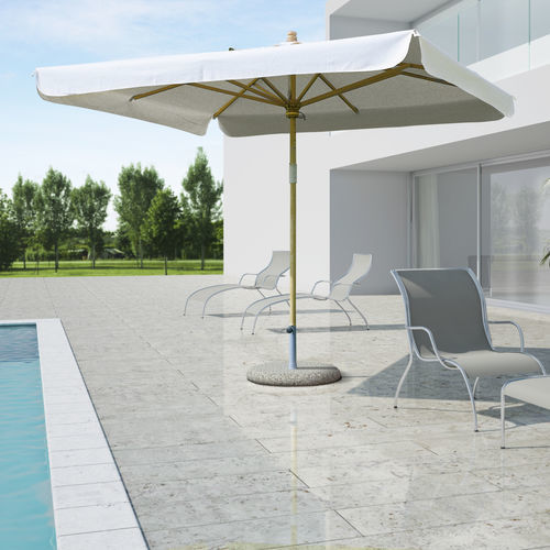 Parasol carré - HAITI - Giardini Veneti Srl - rectangulaire / octogonal / à mât central