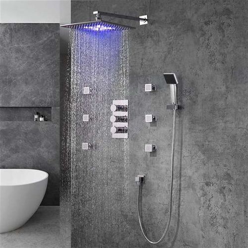 Set de douche mural - TRIALO - FontanaShowers - contemporain / thermostatique