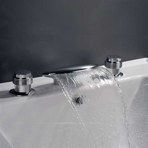 Mitigeur de baignoire - BILLA CASCADE  - FontanaShowers - à poser / en laiton / en inox