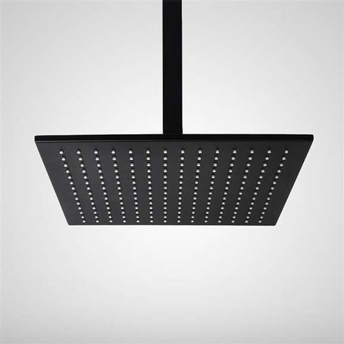 Pommeau de douche suspendu - F-TD005-1ORB - FontanaShowers - carré / pluie
