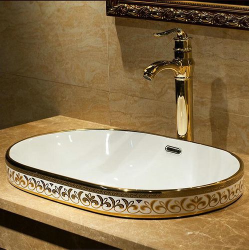 Vasque à encastrer - CANNES  - FontanaShowers - en céramique / ovale / sans trou