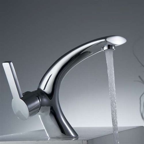 Mitigeur pour lavabo - TWIST - FontanaShowers - à poser / en laiton / 1 trou