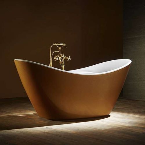 Baignoire ovale - LUIGI  - FontanaShowers - en îlot / pour habitat / en acrylique
