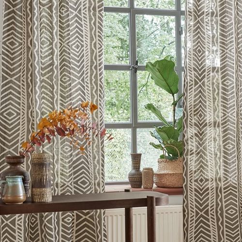 Tissu d'ameublement - SAMBESI - Gardisette - pour rideaux / à motif / en polyester