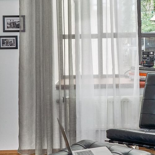 Voilage uni - LIANE - Gardisette - en polyester / en acrylique / lavable