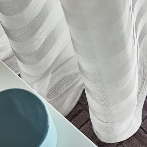 Voilage à rayures - BLADE - Gardisette - en polyester / lavable / transparent
