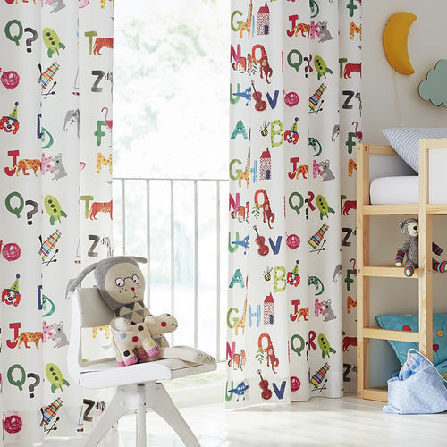 Tissu d'ameublement - ABC - Gardisette - pour rideaux / mural / motif pour enfant