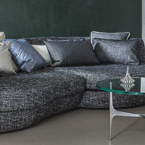Tissu d'ameublement - EDITORIAL - CARLUCCI - à motif géométrique / en polyester / en viscose