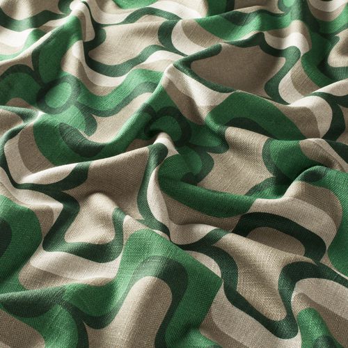 Tissu d'ameublement - AURIGIO - CARLUCCI - pour rideaux / à motif géométrique / en lin