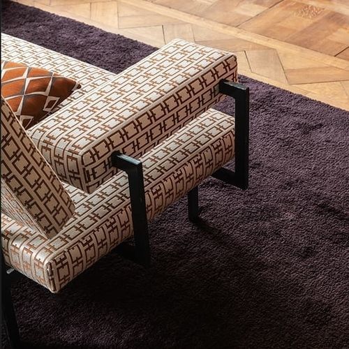 Moquette tuftée - THE ONLY ONE - CARLUCCI - en laine / uni / marron