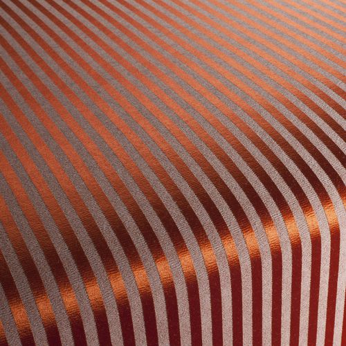 Tissu d'ameublement - CARBONIC - CARLUCCI - à rayures / en polyester / en coton