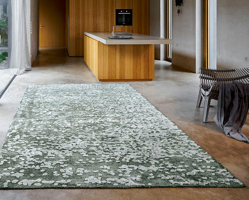 Tapis contemporain - SECRETS - JAB ANSTOETZ FLOORING - motif irisé / en viscose / en lin