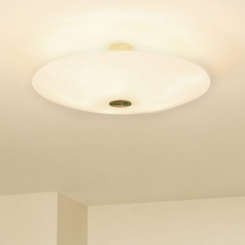 Plafonnier contemporain - GELA - VS Manufaktur e.K. - sphérique / en verre / en laiton
