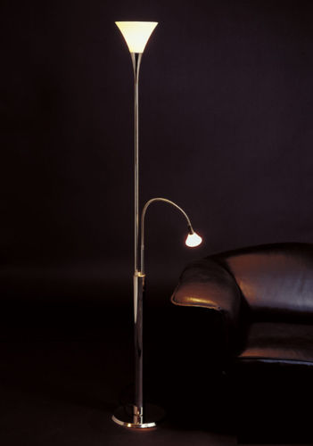 Lampe sur pied - VAYO - VS Manufaktur e.K. - en laiton / en verre / en opale