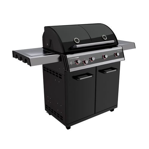 Barbecue à gaz - AUSTRALIA 425 G - Fontana Forni s.r.l. - sur roulettes / en acier inoxydable / avec rangement